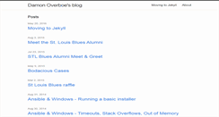 Desktop Screenshot of damonoverboe.org